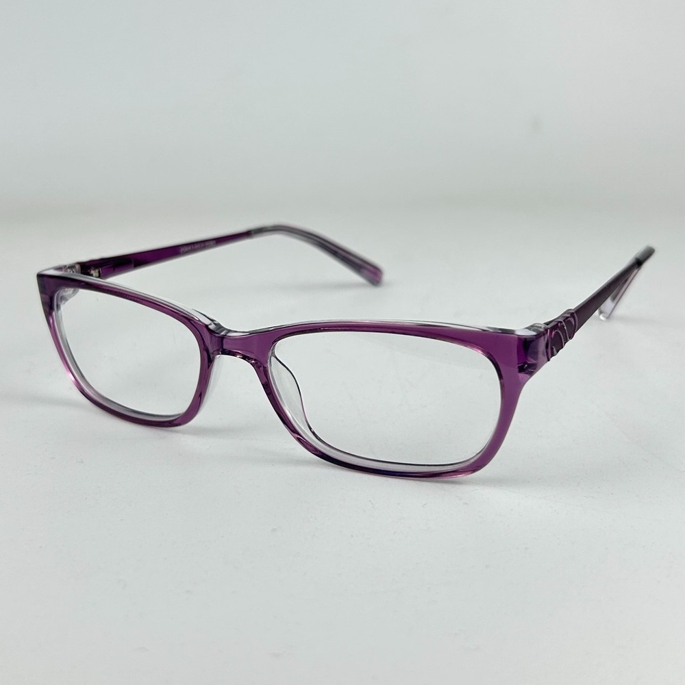 Jones New York J941 Women's Eyeglasses Frame Purple Plastic Full Rim 50-16-135mm